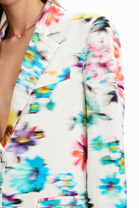 Desigual mujer blazer texturizado floral VZ26R0418 ropa