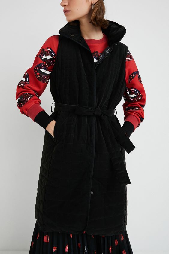 Desigual mujer chaleco largo acolchado VZ26R01066 ropa