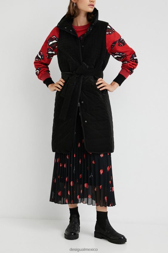 Desigual mujer chaleco largo acolchado VZ26R01066 ropa