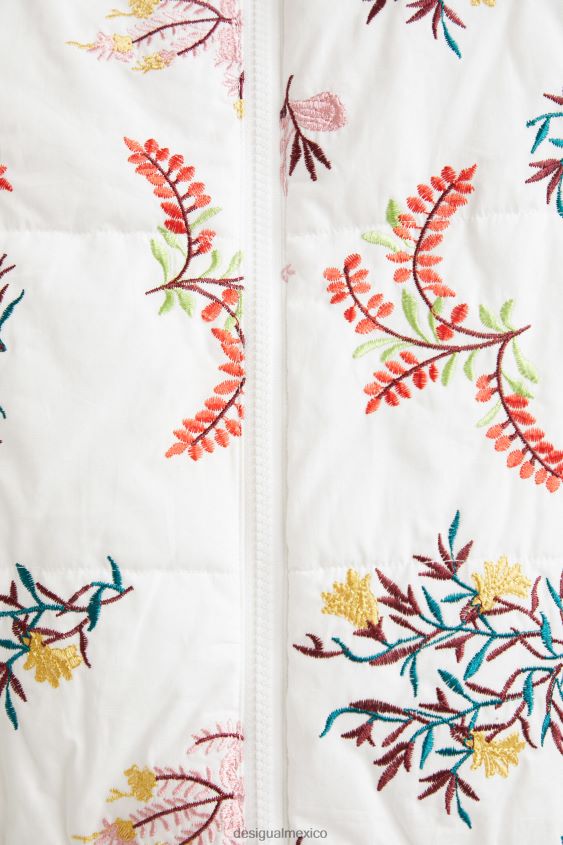Desigual mujer chaqueta acolchada con flores VZ26R01055 ropa