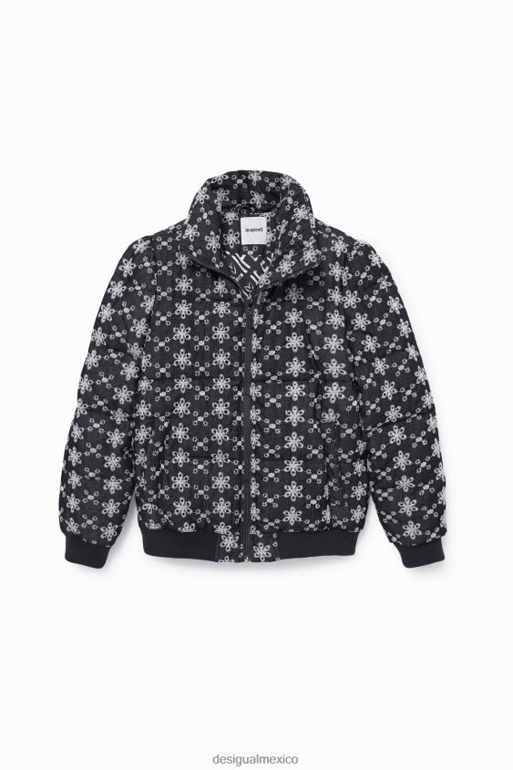 Desigual mujer chaqueta acolchada de encaje VZ26R01045 ropa