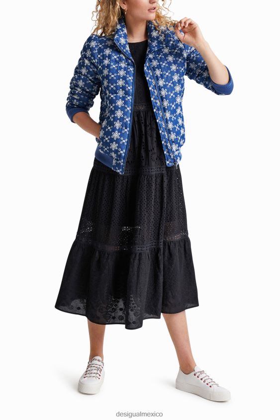 Desigual mujer chaqueta acolchada de encaje VZ26R0512 ropa