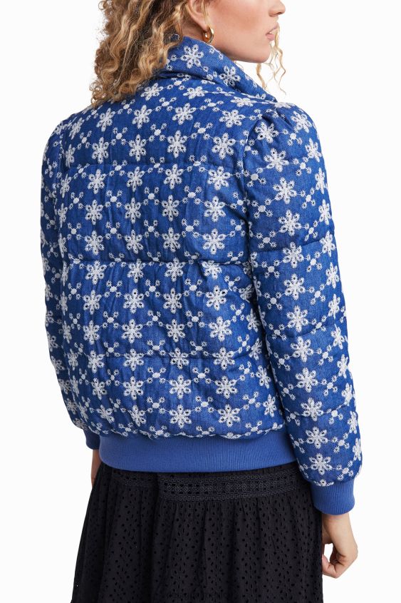 Desigual mujer chaqueta acolchada de encaje VZ26R0512 ropa