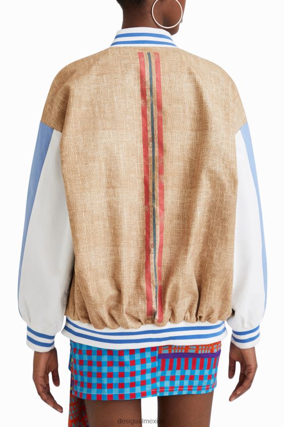 Desigual mujer chaqueta bomber stella jean VZ26R0377 ropa