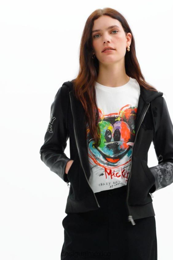 Desigual mujer chaqueta combinada de mickey mouse VZ26R0219 ropa