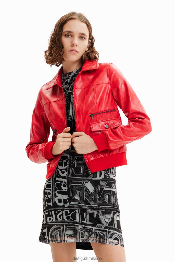 Desigual mujer chaqueta con bolsillos retro VZ26R0607 ropa