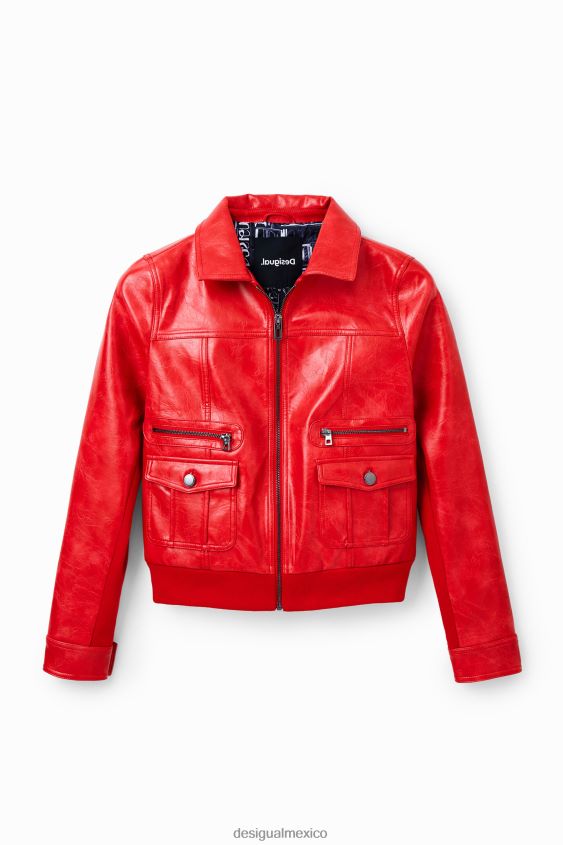 Desigual mujer chaqueta con bolsillos retro VZ26R0607 ropa