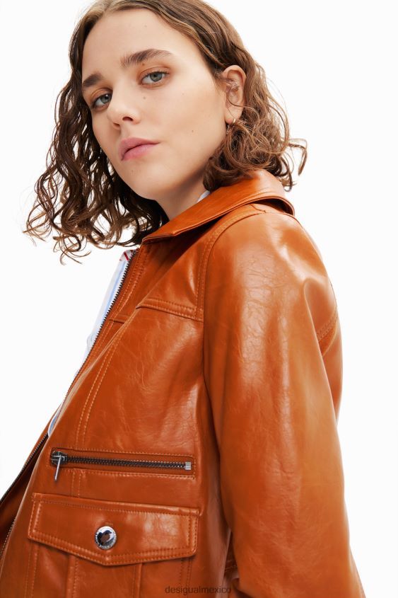 Desigual mujer chaqueta con bolsillos retro VZ26R0762 ropa