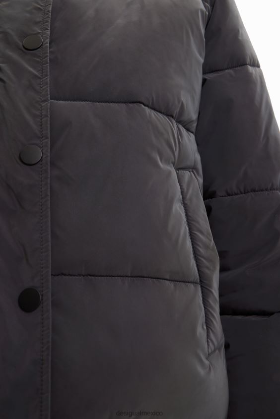 Desigual mujer chaqueta corta acolchada iridiscente VZ26R0660 ropa