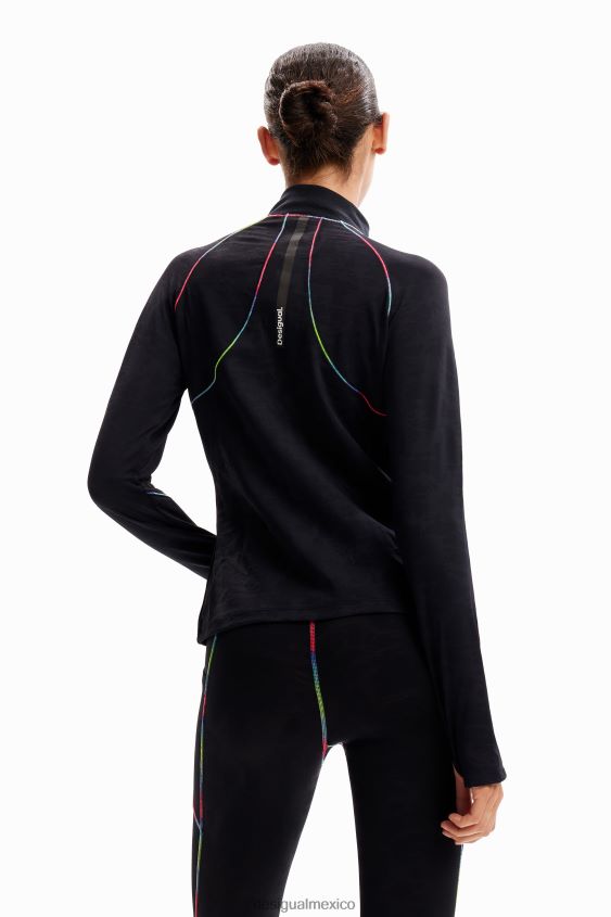 Desigual mujer chaqueta deportiva con costuras VZ26R0277 ropa