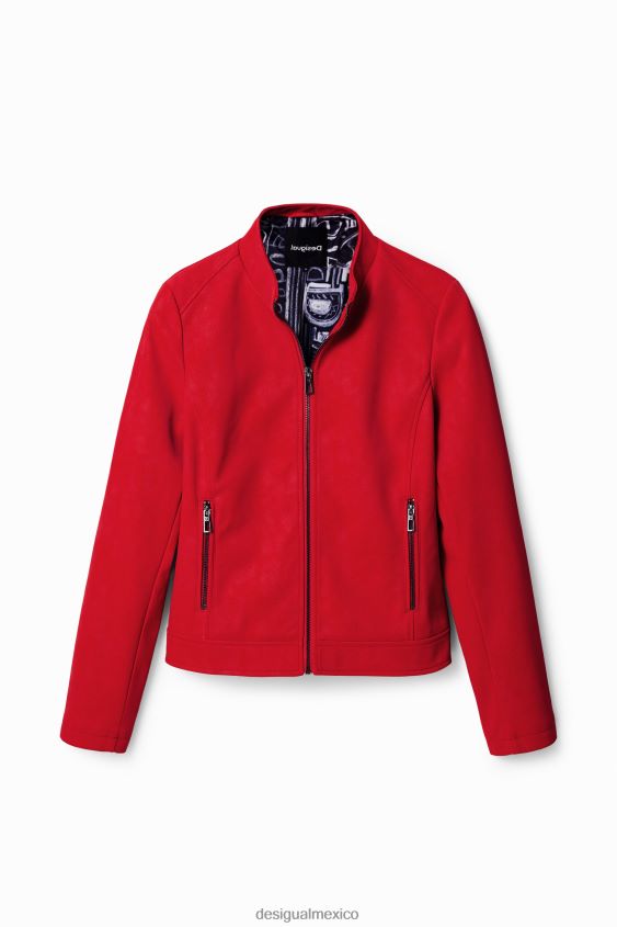 Desigual mujer chaqueta motera con efecto de gamuza VZ26R0602 ropa