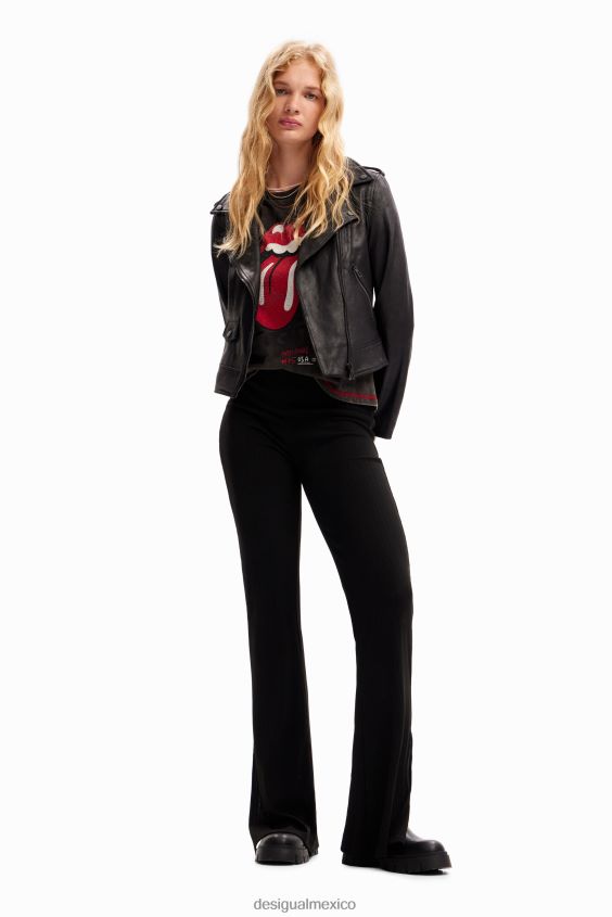 Desigual mujer chaqueta motera delgada VZ26R0215 ropa