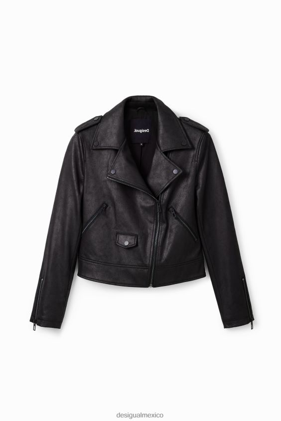 Desigual mujer chaqueta motera delgada VZ26R0215 ropa
