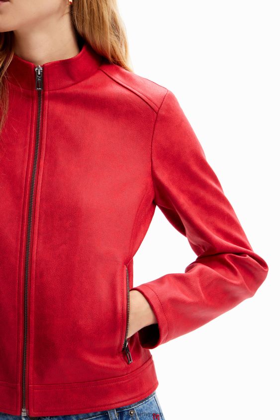 Desigual mujer chaqueta motera delgada VZ26R0252 ropa