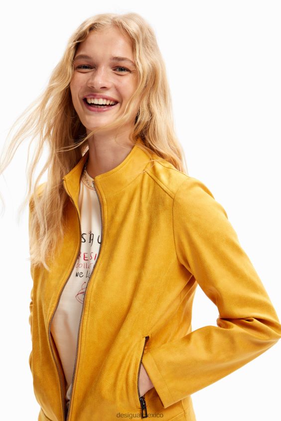 Desigual mujer chaqueta motera delgada VZ26R029 ropa