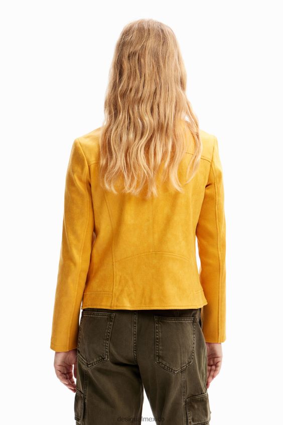Desigual mujer chaqueta motera delgada VZ26R029 ropa