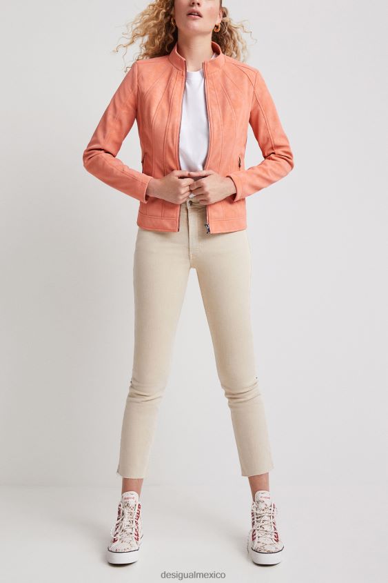 Desigual mujer chaqueta motera delgada VZ26R0621 ropa