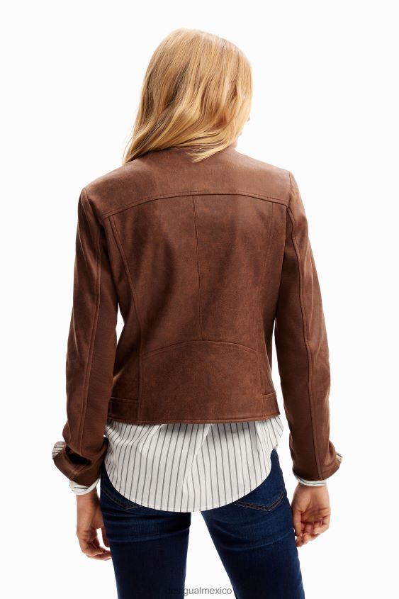 Desigual mujer chaqueta motera delgada VZ26R076 ropa
