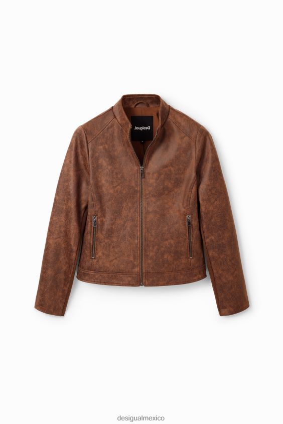 Desigual mujer chaqueta motera delgada VZ26R076 ropa