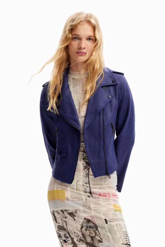 Desigual mujer chaqueta motera delgada VZ26R0998 ropa