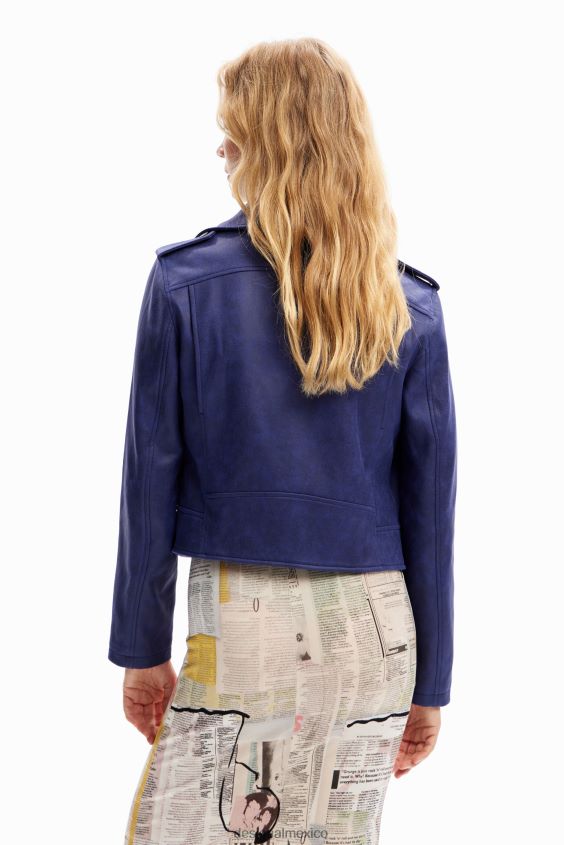 Desigual mujer chaqueta motera delgada VZ26R0998 ropa