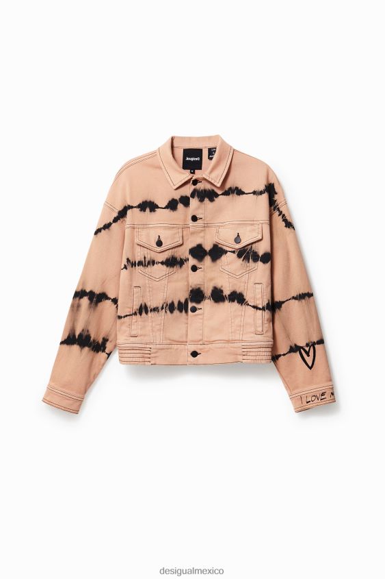 Desigual mujer chaqueta vaquera con efecto tie-dye VZ26R0686 ropa