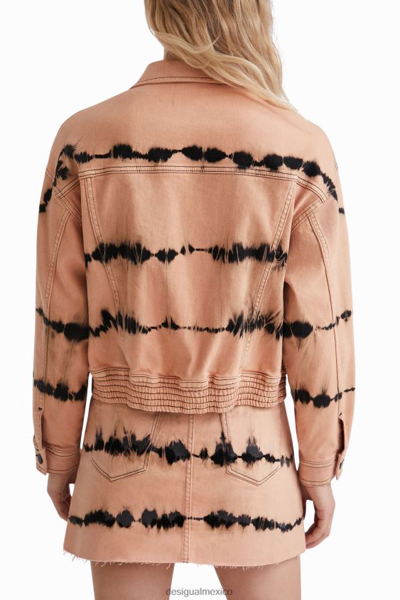 Desigual mujer chaqueta vaquera con efecto tie-dye VZ26R0686 ropa