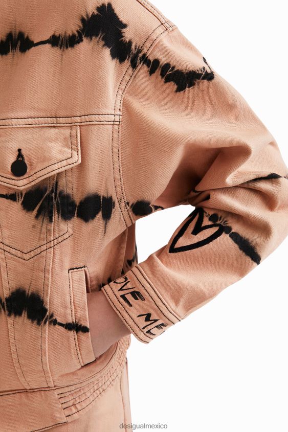 Desigual mujer chaqueta vaquera con efecto tie-dye VZ26R0686 ropa