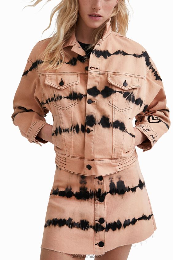 Desigual mujer chaqueta vaquera con efecto tie-dye VZ26R0686 ropa