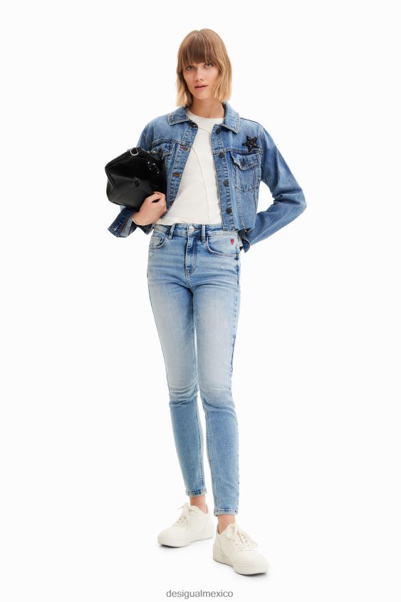 Desigual mujer chaqueta vaquera corta power VZ26R0720 ropa