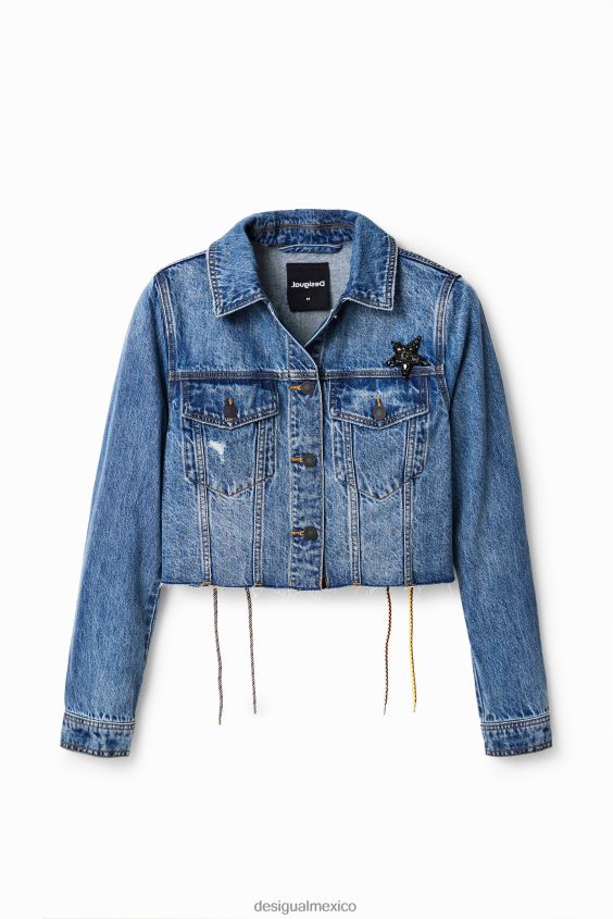 Desigual mujer chaqueta vaquera corta power VZ26R0720 ropa