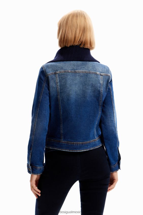 Desigual mujer chaqueta vaquera híbrida VZ26R0827 ropa