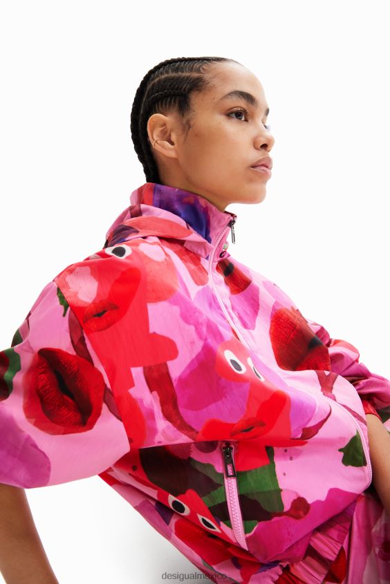 Desigual mujer metro. chaqueta de labios de christian lacroix VZ26R0679 ropa
