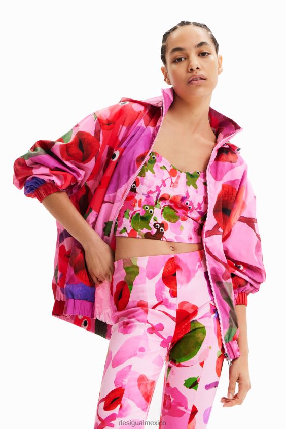 Desigual mujer metro. chaqueta de labios de christian lacroix VZ26R0679 ropa