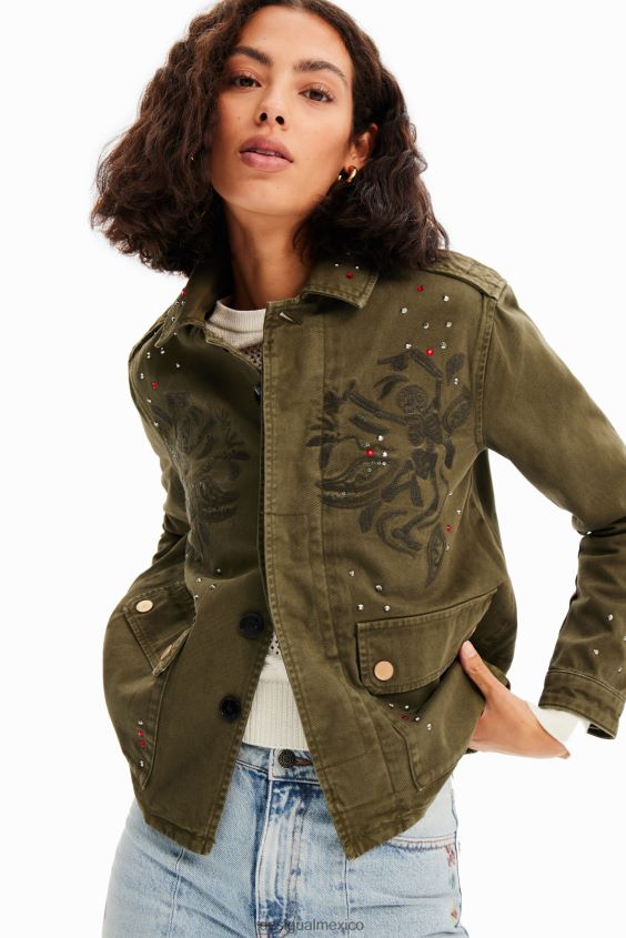Desigual mujer parka con bordado VZ26R0647 ropa