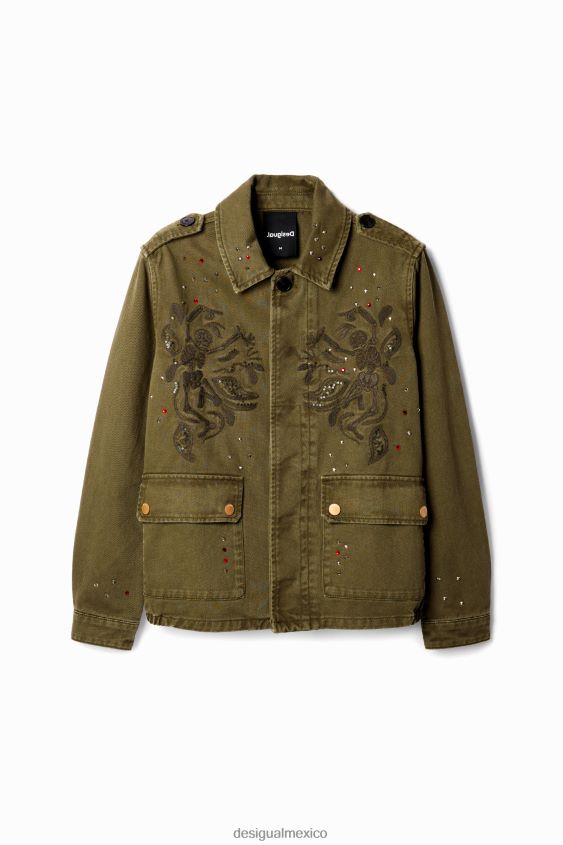 Desigual mujer parka con bordado VZ26R0647 ropa