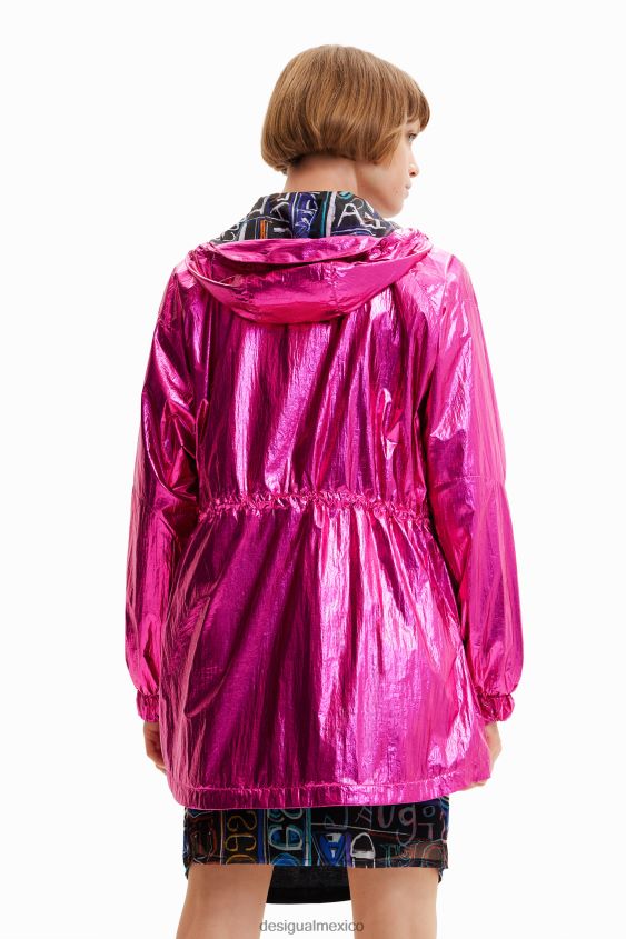 Desigual mujer parka metalizada con capucha VZ26R0436 ropa