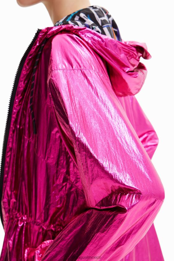 Desigual mujer parka metalizada con capucha VZ26R0436 ropa