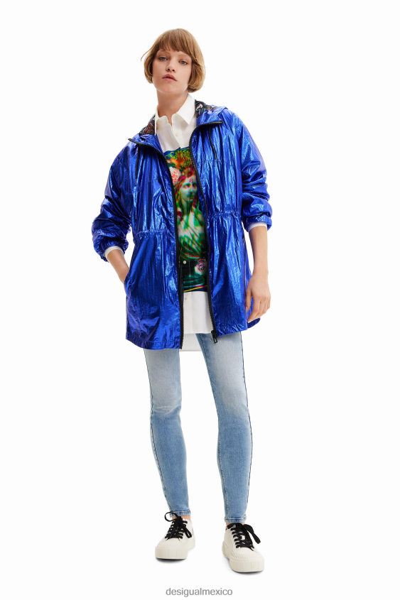Desigual mujer parka metalizada con capucha VZ26R0786 ropa