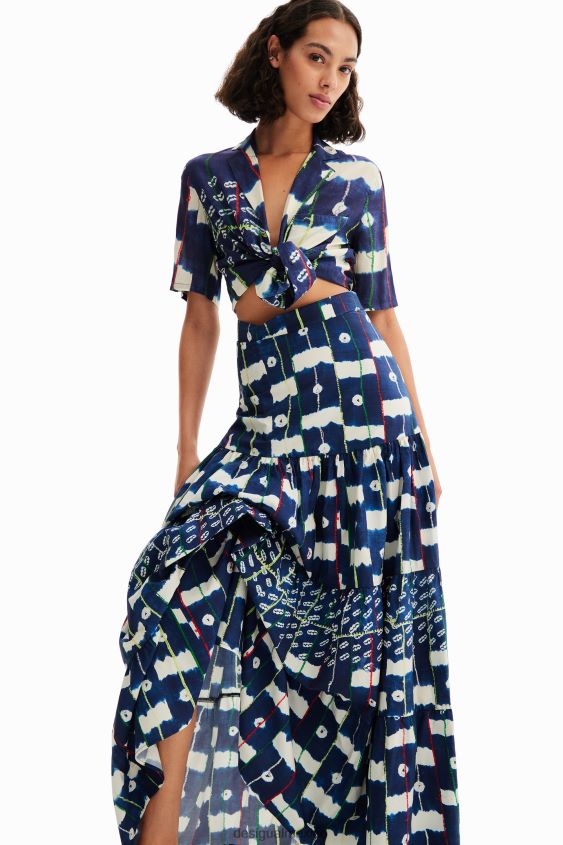 Desigual mujer falda larga multiposición stella jean VZ26R0311 ropa