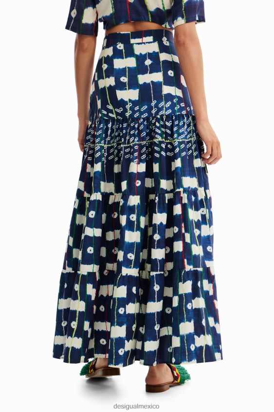 Desigual mujer falda larga multiposición stella jean VZ26R0311 ropa