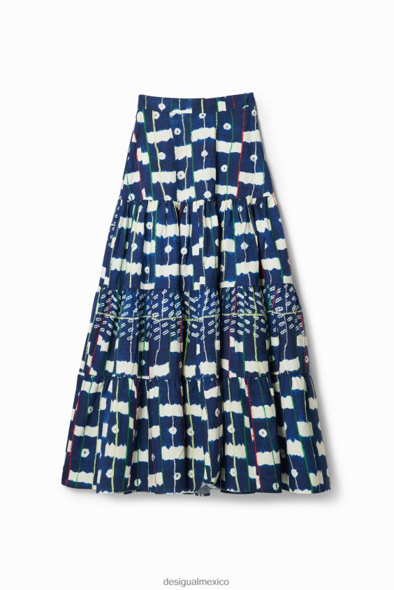 Desigual mujer falda larga multiposición stella jean VZ26R0311 ropa