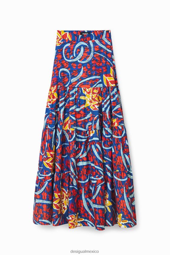 Desigual mujer falda larga multiposición stella jean VZ26R0355 ropa