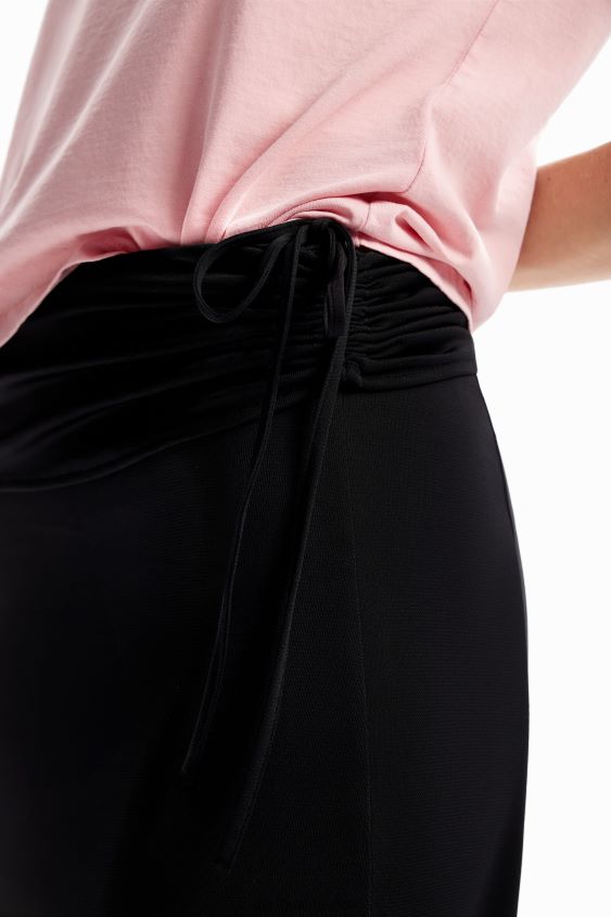 Desigual mujer falda midi con abertura VZ26R0840 ropa