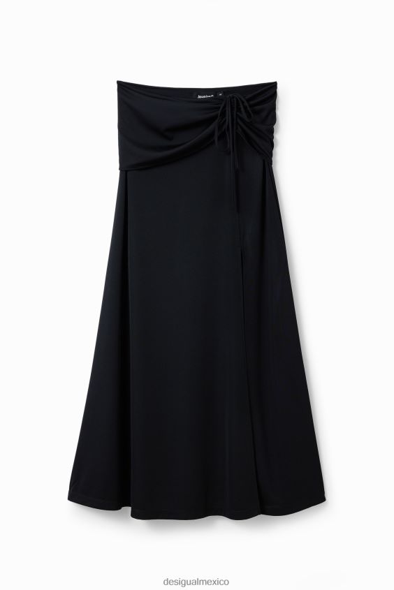 Desigual mujer falda midi con abertura VZ26R0840 ropa
