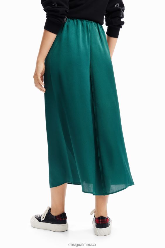 Desigual mujer falda midi de satén VZ26R0268 ropa