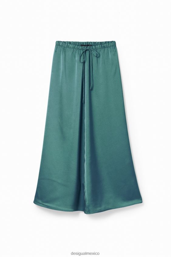 Desigual mujer falda midi de satén VZ26R0268 ropa