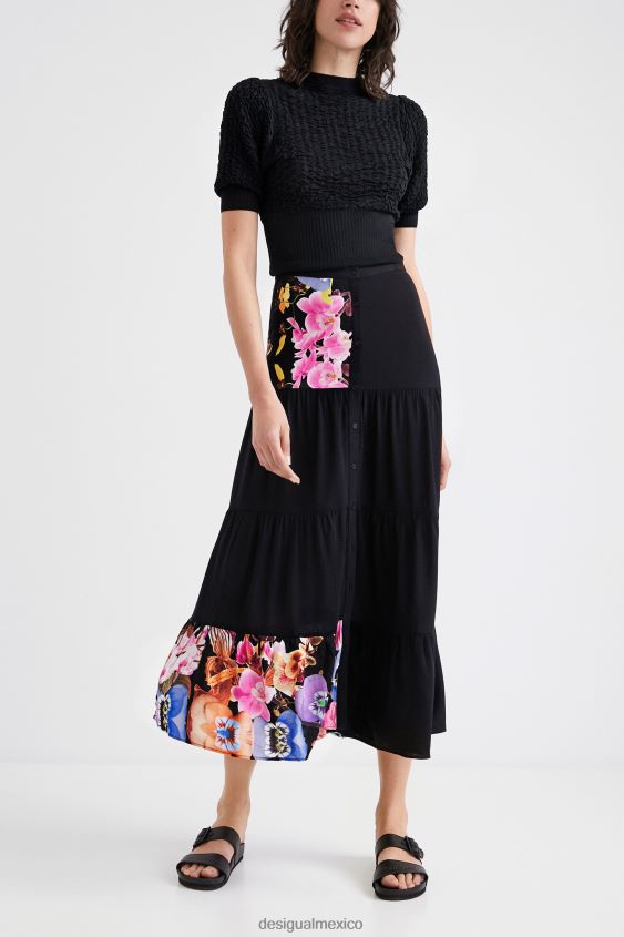 Desigual mujer metro. falda larga de christian lacroix VZ26R01111 ropa
