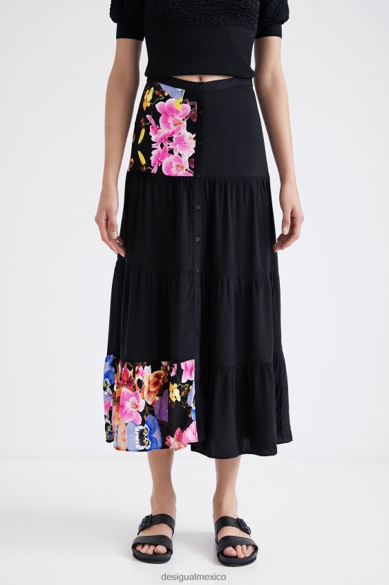 Desigual mujer metro. falda larga de christian lacroix VZ26R01111 ropa