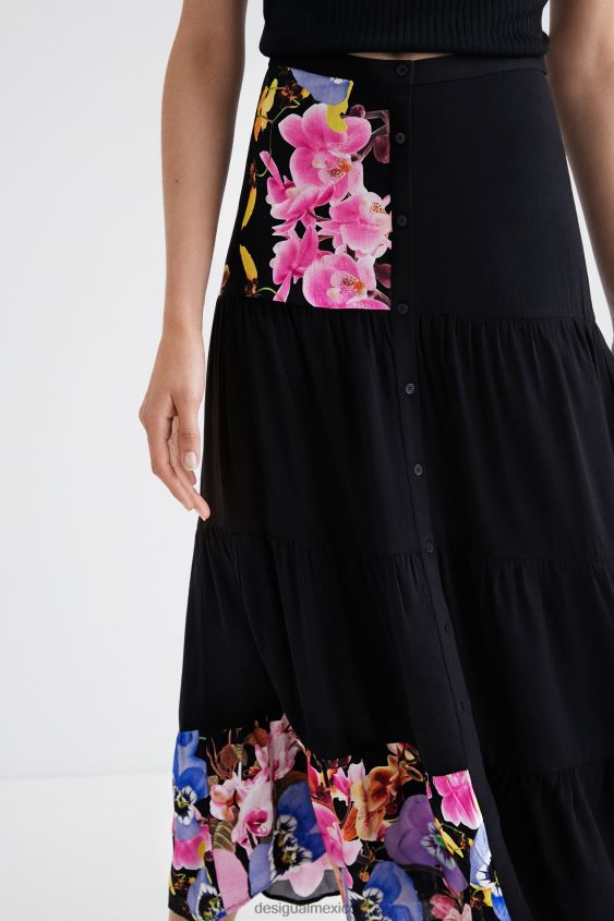 Desigual mujer metro. falda larga de christian lacroix VZ26R01111 ropa